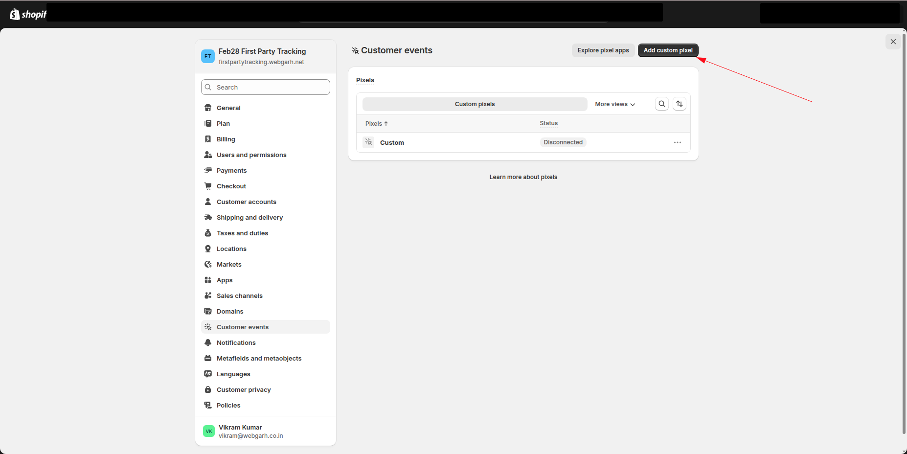 Connect Google Tag Manager to Webgarh GTM Assistant screenshot 7