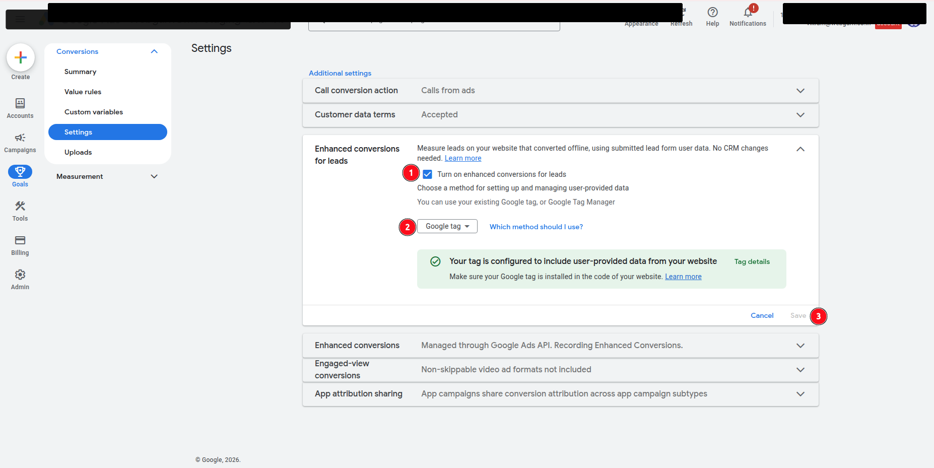 Connect Google Ads to Webgarh GTM Assistant screenshot 9