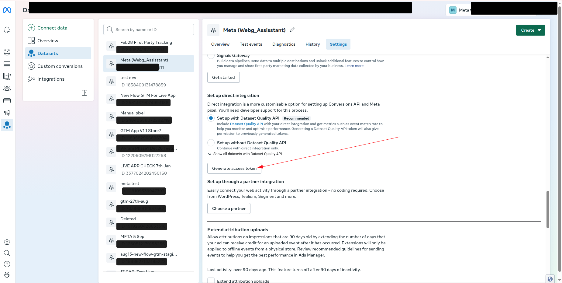 Connect Meta Ads to Webgarh GTM Assistant screenshot 2