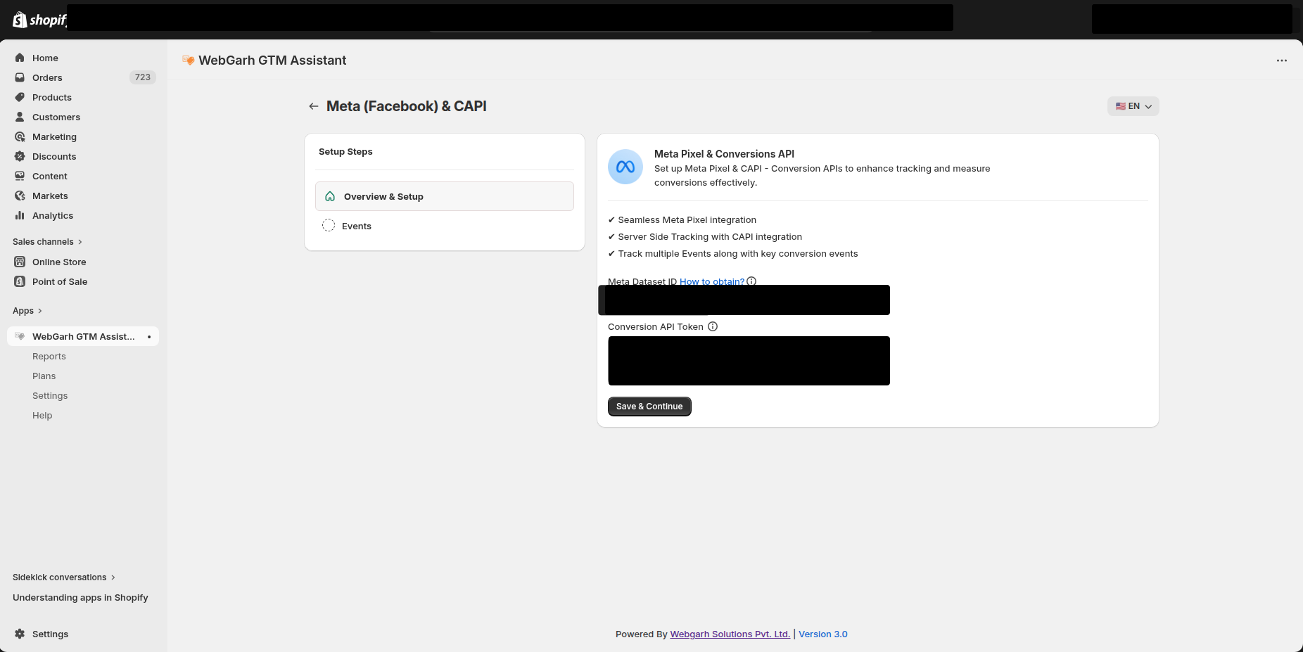 Connect Meta Ads to Webgarh GTM Assistant screenshot 5