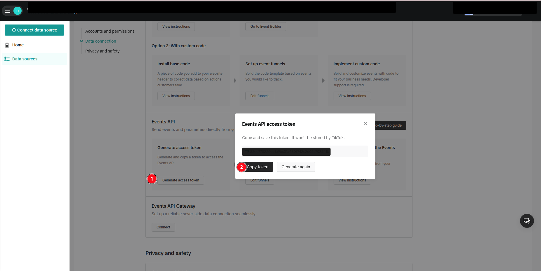 Connect TikTok Ads to Webgarh GTM Assistant screenshot 2