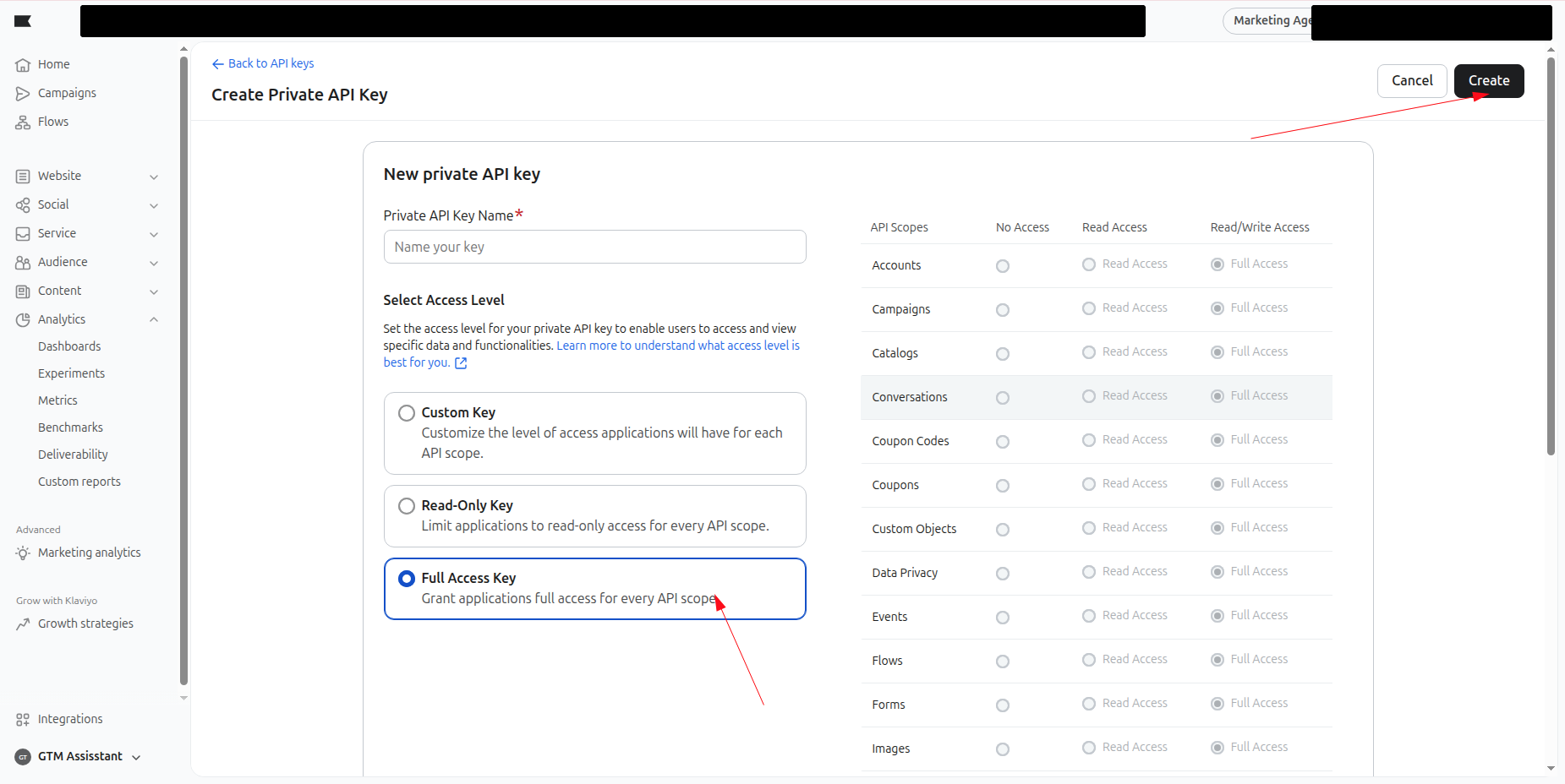 Connect Klaviyo to Webgarh GTM Assistant screenshot 3