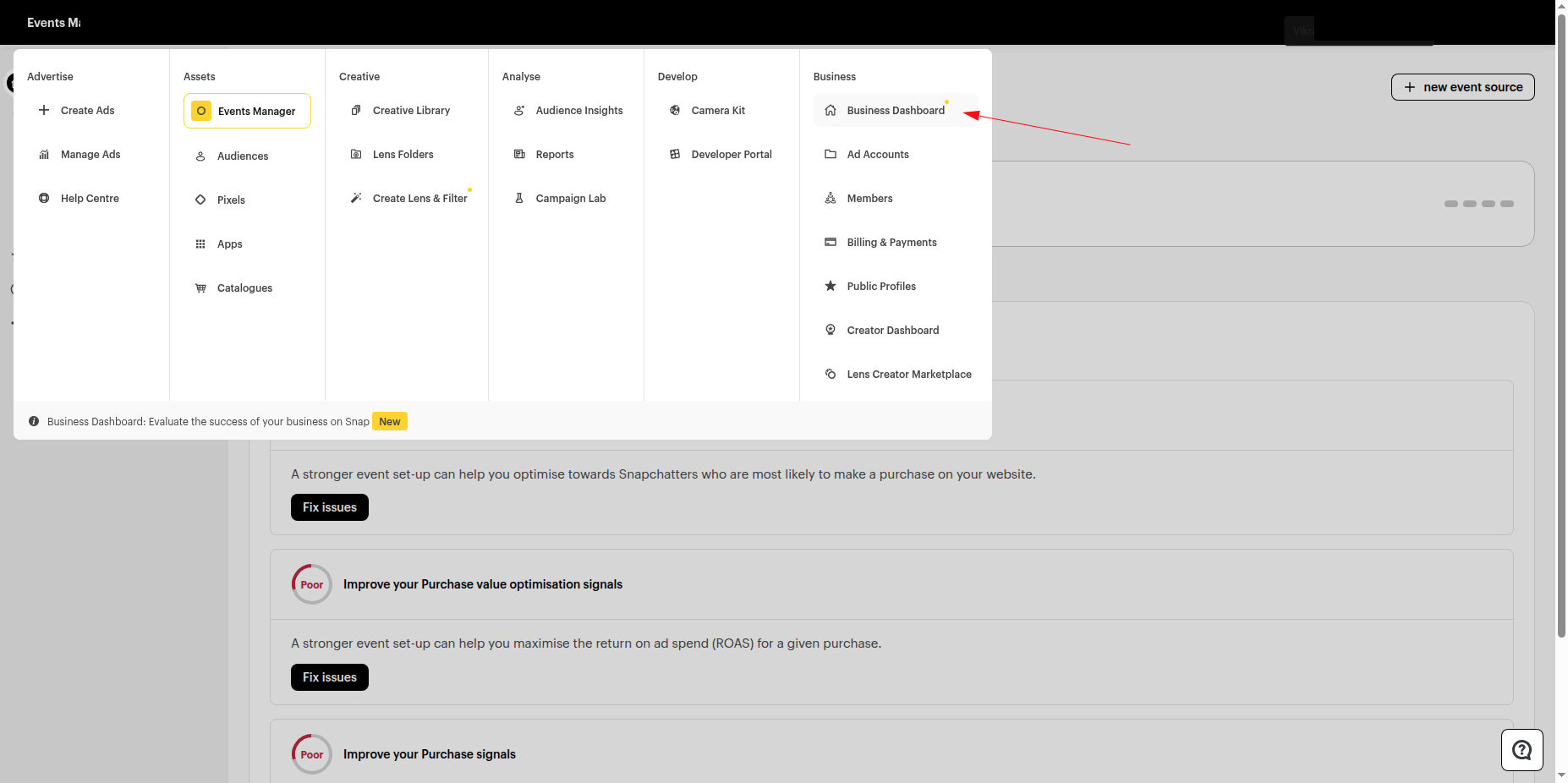 Connect Snapchat Ads to Webgarh GTM Assistant screenshot 2