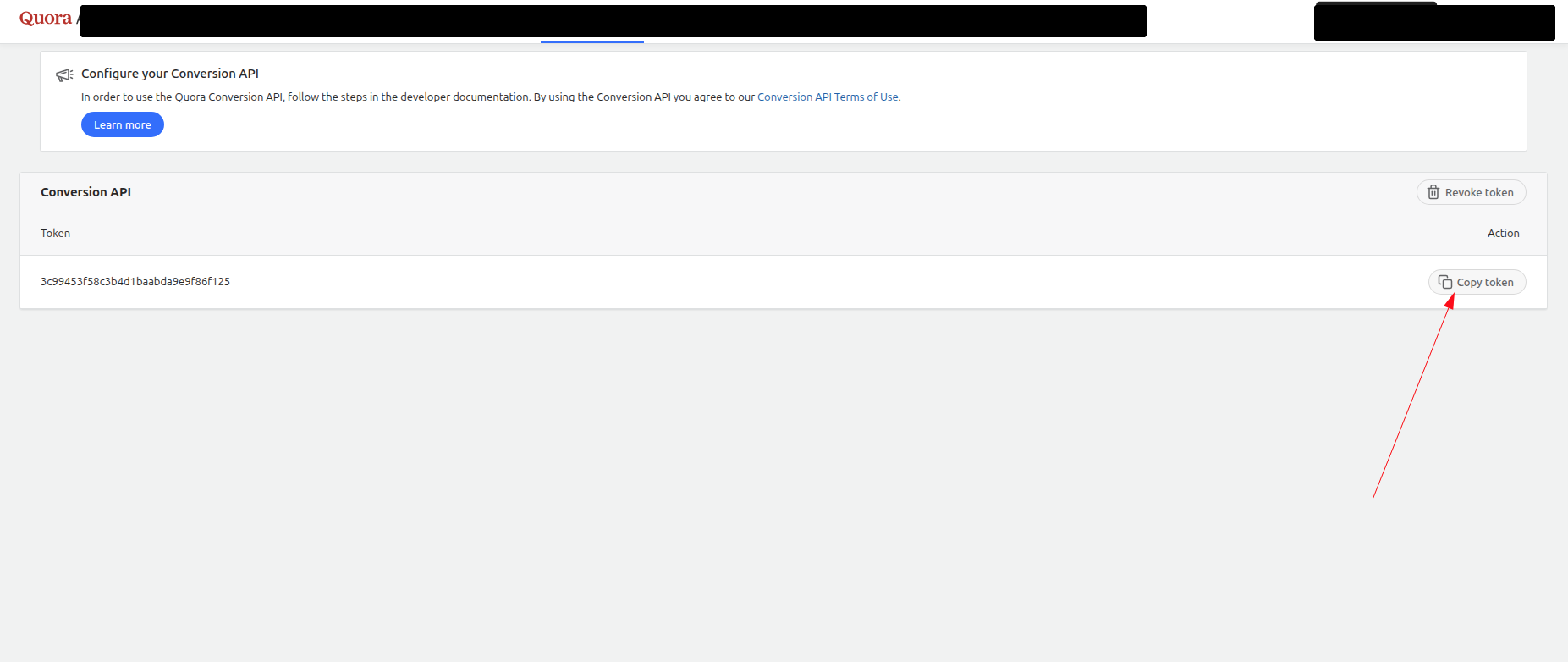 Connect Quora Ads to Webgarh GTM Assistant screenshot 3