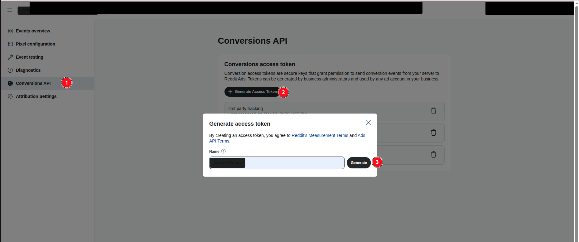 Connect Reddit Ads to Webgarh GTM Assistant screenshot 3