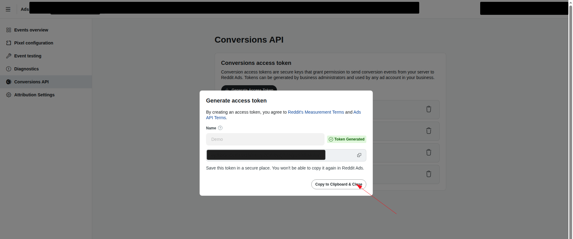 Connect Reddit Ads to Webgarh GTM Assistant screenshot 4